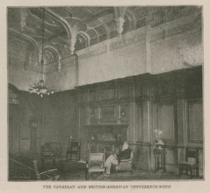 The Imperial Institute: The Canadian and British-American Conference Room by English School
