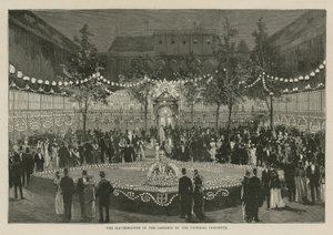 The Imperial Institute: The Illuminations in the Gardens by English School