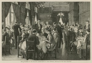 The Imperial Institute: The Luncheon in the Fellows Dining Room After the Ceremony by English School