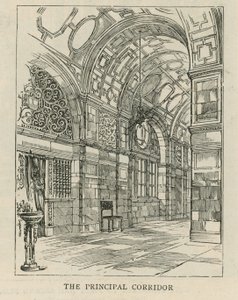 The Imperial Institute: The Principal Corridor by English School