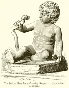 The Infant Hercules Suffocating Serpents