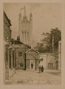 The Inigo Jones Gateway and Victoria Tower at Westminster School by English School