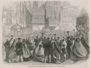 A scene near the eastern dome on the closing day by English School