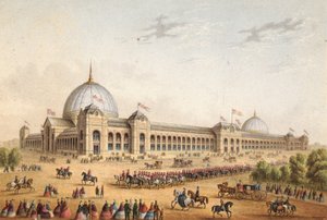 The International Exhibition Building of 1862 by English School