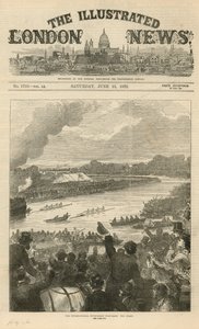 The International Four-oared Boat Race: The Start by English School