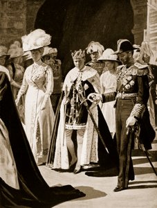 The Investiture of the Prince of Wales (1911) by English School