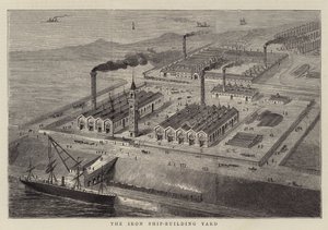 The Iron Ship-Building Yard (engraving)
