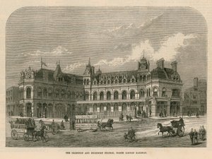 The Islington and Highbury Station, North London Railway by English School