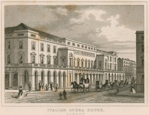The Italian Opera House, London by English School