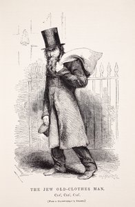 The Jew Old-Clothes Man, after a daguerreotype by Richard Beard, illustration from London Labour and London Poor by Henry Mayhew, pub. 1862