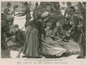 The Jubilee of Her Majesty the Queen by English School