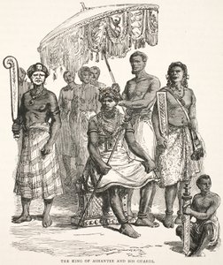 The King of Ashantee and his guards