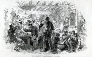 The Kitchen, Fox-Court Grays Inn Lane, 1851 by English School