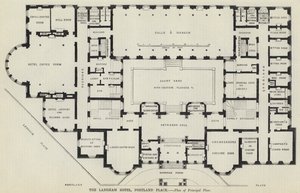 The Langham Hotel, Portland Place by English School