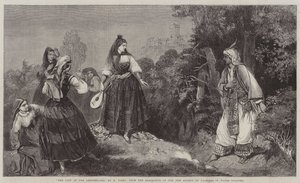 "The Last of the Abencerages," from the Exhibition of the New Society of Painters in Water Colours by English School