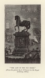 The Last of the Old Horse by English School