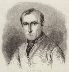 The Late M Paul Delaroche by English School
