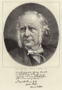 The Late Rev Thomas Guthrie