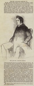 The Late Reverend Richard Barham by English School
