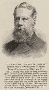 The Late Sir Oswald W Brierly