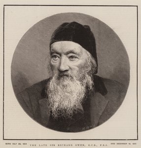 The Late Sir Richard Owen, KCB, FRS by English School