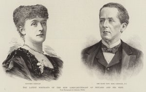 The Latest Portraits of the New Lord-Lieutenant of Ireland and his Wife by English School