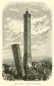 The Leaning Towers in Bologna by English School