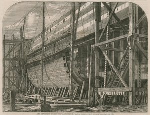 The Leviathan during its construction by English School