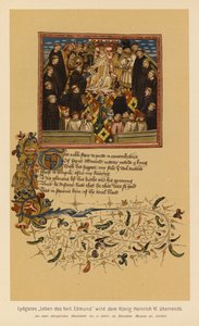 The Life of St Edmund, King and Martyr, by John Lydgate, Presented to Henry VI by English School