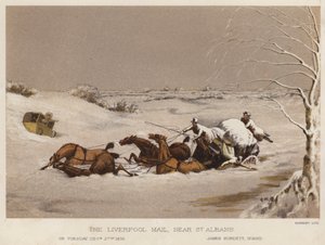 The Liverpool mail, near St Albans by English School