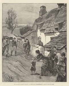 The Llanerch Colliery Explosion, at Abersychan, Monmouthshire, bringing Home the Dead by English School