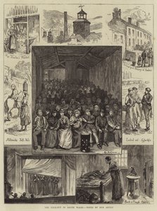 The Lock-Out in South Wales, Notes by Our Artist by English School