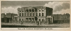 The London Institution, Moorfields, London by English School