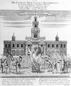 The London Merchants Triumphant, 1733 by English School