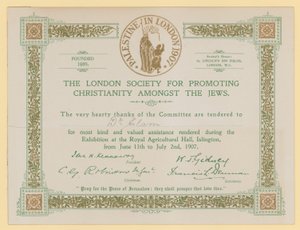 The London Society for Promoting Christianity Amongst the Jews