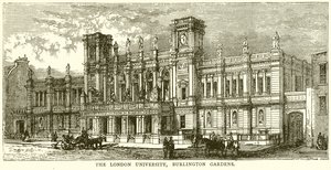 The London University, Burlington Gardens