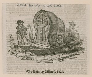 The Lottery Wheel, 1826 by English School