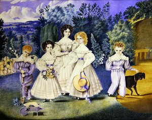 The Lovell Family Children, c.1825 by English School
