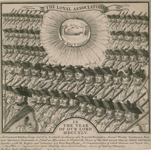 The Loyal Associators in the Year 1745 by English School
