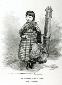 The Lucifer Match Girl, c.1840 by English School