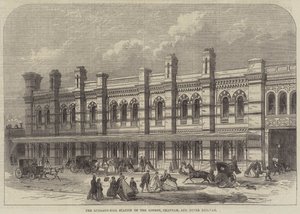 The Ludgate-Hill Station of the London, Chatham, and Dover Railway by English School