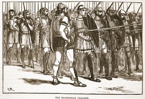 The Macedonian Phalanx by English School