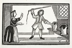 The Mad Pranks of Tom Tram (illustration) by English School