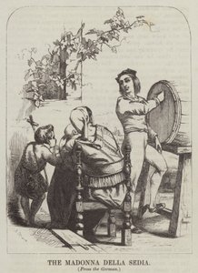 The Madonna della Sedia by English School