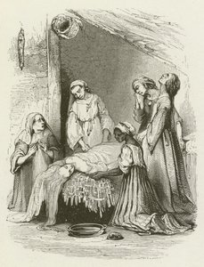 The Malabar women washing the body of Virginia by English School