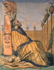 The Maori Chief, c.1850 by English School