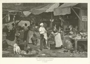 The Marketplace of Maubeuge by English School