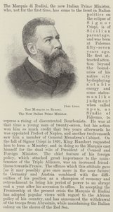 The Marquis di Rudini, the New Italian Prime Minister by English School