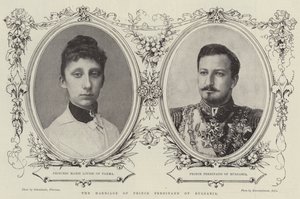 The Marriage of Prince Ferdinand of Bulgaria by English School