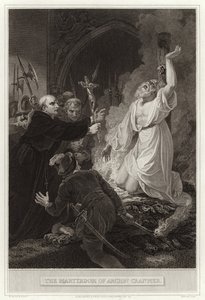 The Martyrdom of Archbishop Cranmer by English School